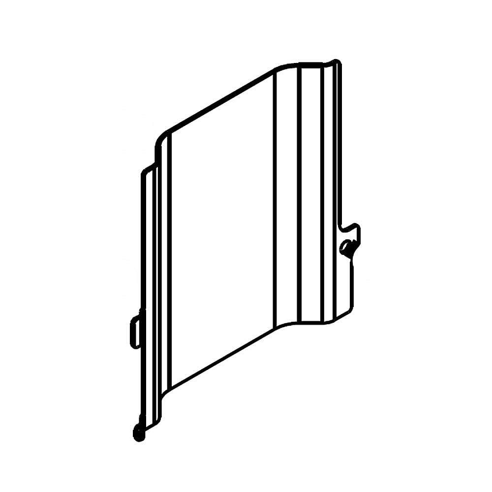 Kenmore Part #w10648853, Wire Shield | 6.10 x 4.50 x 2.90