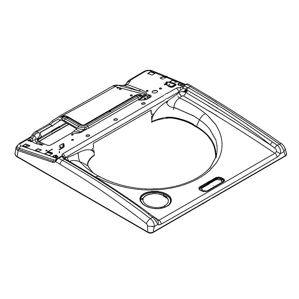 Washer Top Panel (Chrome Shadow)