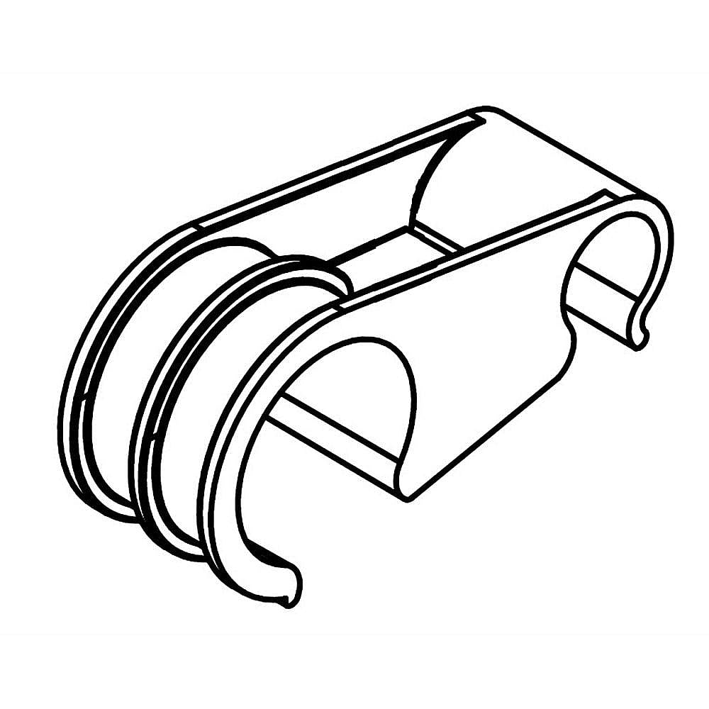 Part #w10652932, Washer Drain Hose Clamp / 2.50 x 1.25 x 1.00