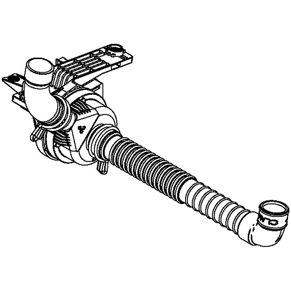 Part #w10657903, Washer Recirculation Pump / 21.00 x 6.50 x 7.25
