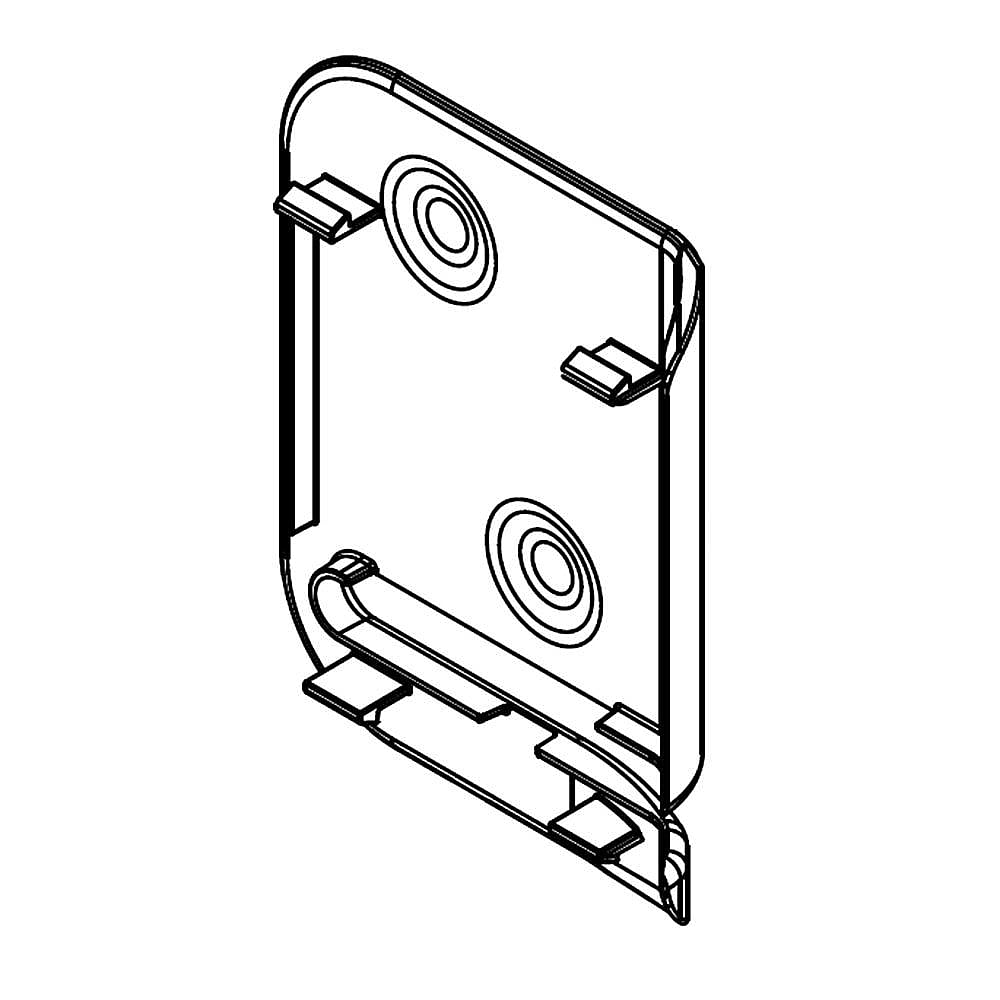 Kenmore Part #w10661176, Hinge | 4.00 x 3.25 x 0.50