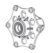 Washer Tub Bearing for Maytag MFR60PDCTS - Part W10667380