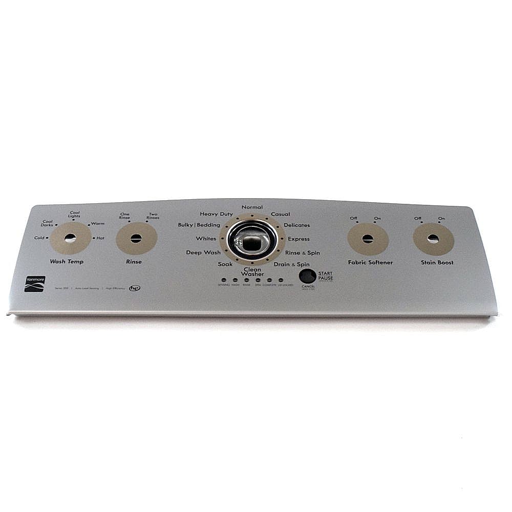 Part #w10787837, Kenmore Washer Control Panel (Replaces W10667451) / 25.75 x 9.00 x 3.00