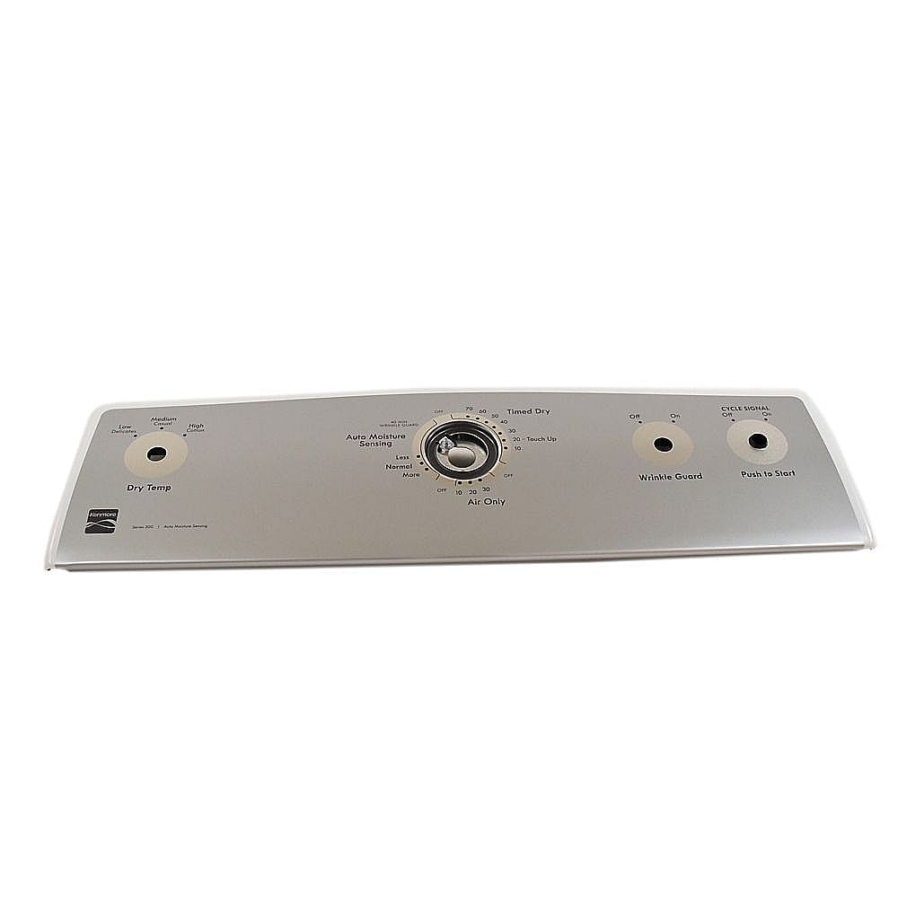 Part #w10667452, Dryer Control Panel (White) / 28.00 x 8.25 x 3.75