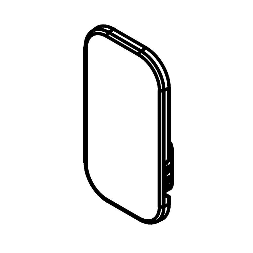 Part #w10669024, Door Cover Catch (Chrome Shadow) / 2.50 x 1.25 x 0.25