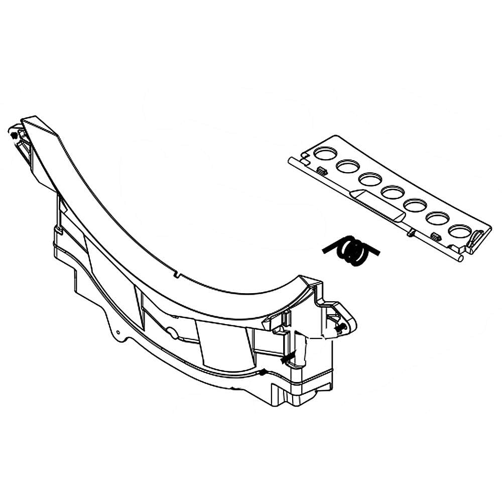 Part #w10670373, Dryer Lint Screen Housing / 18.25 x 6.75 x 2.00