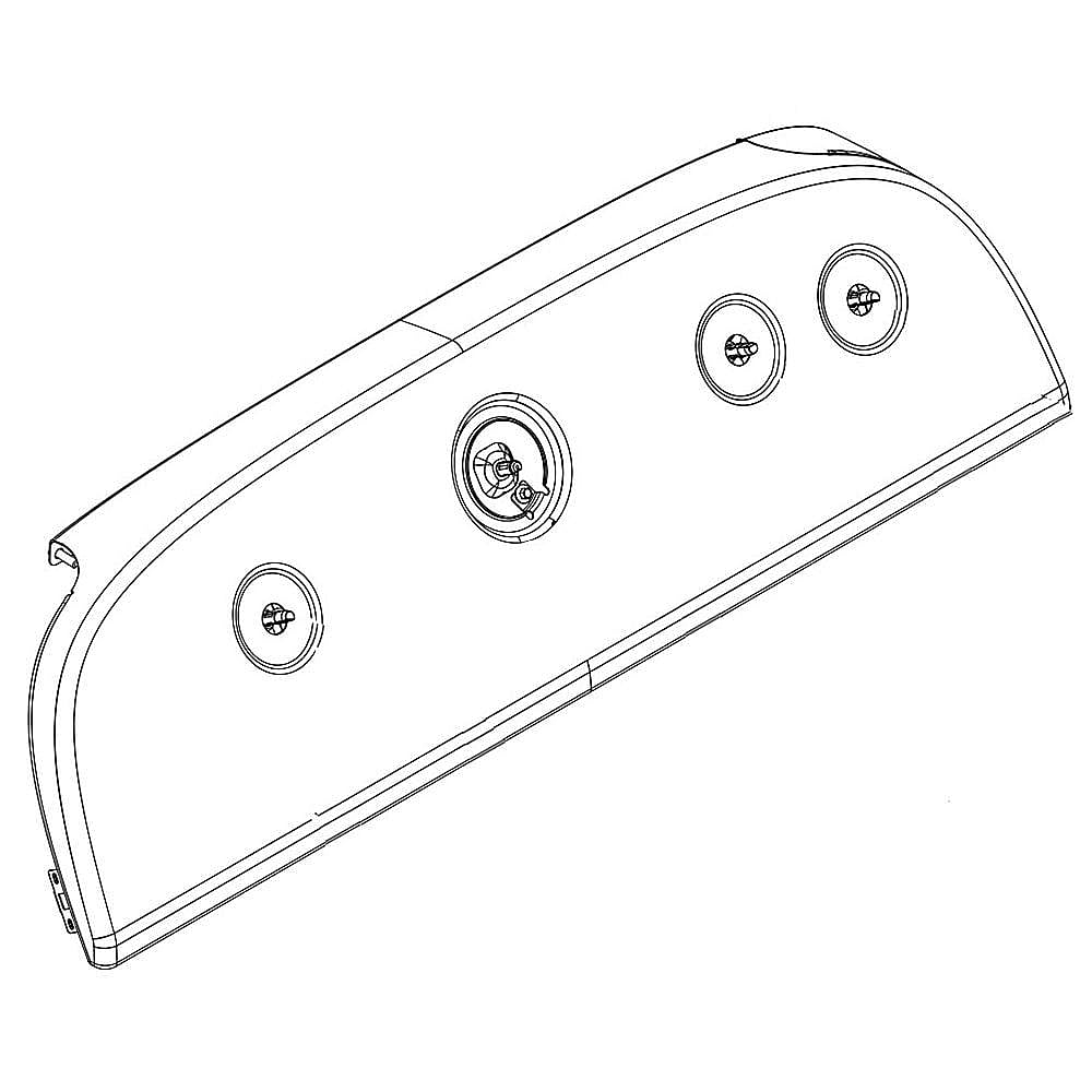 Part #w10672827, Dryer Control Console / 28.25 x 8.62 x 3.15