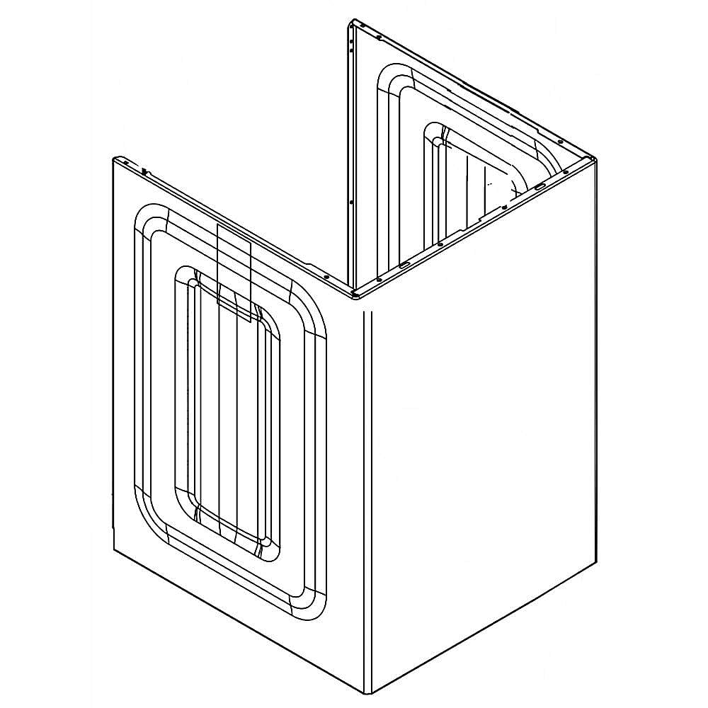 Part #w10677271, Washer Cabinet / 29.00 x 29.00 x 35.25