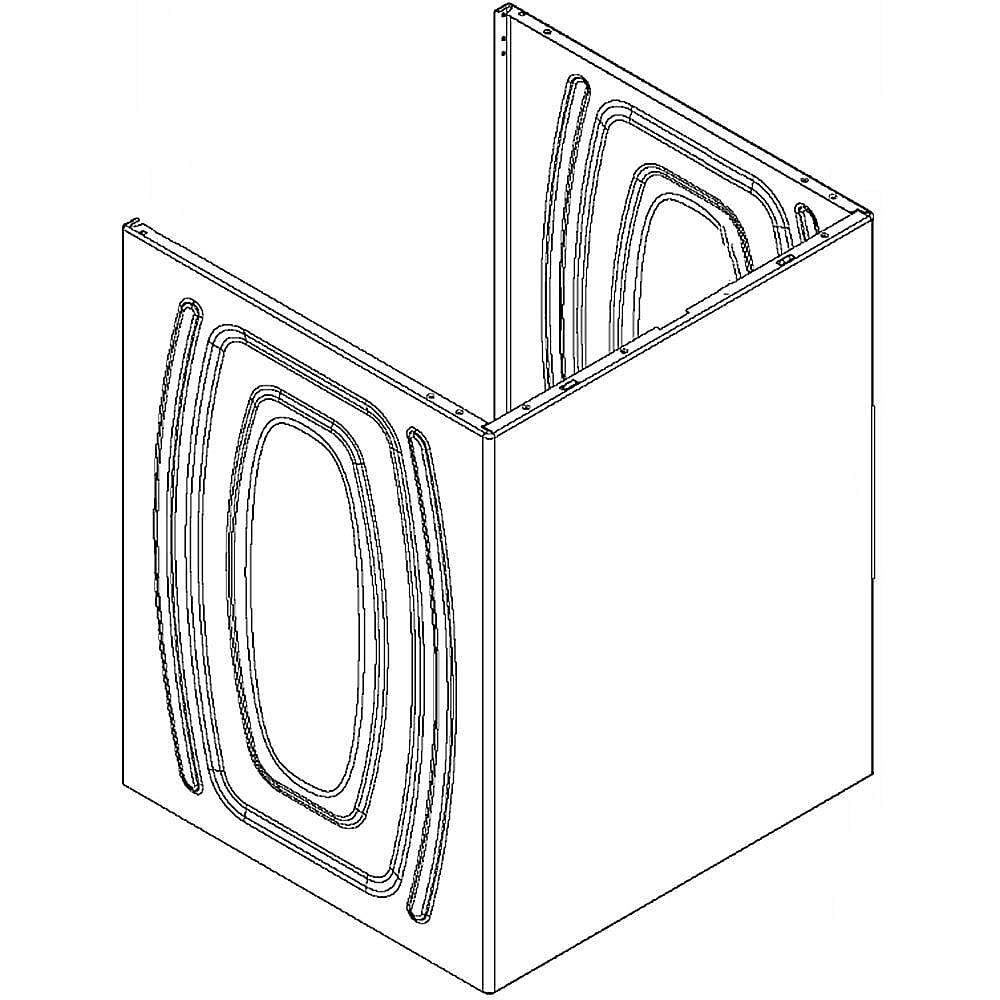 Part #w10682795, Cabinet Assembly / 35.00 x 28.50 x 27.50