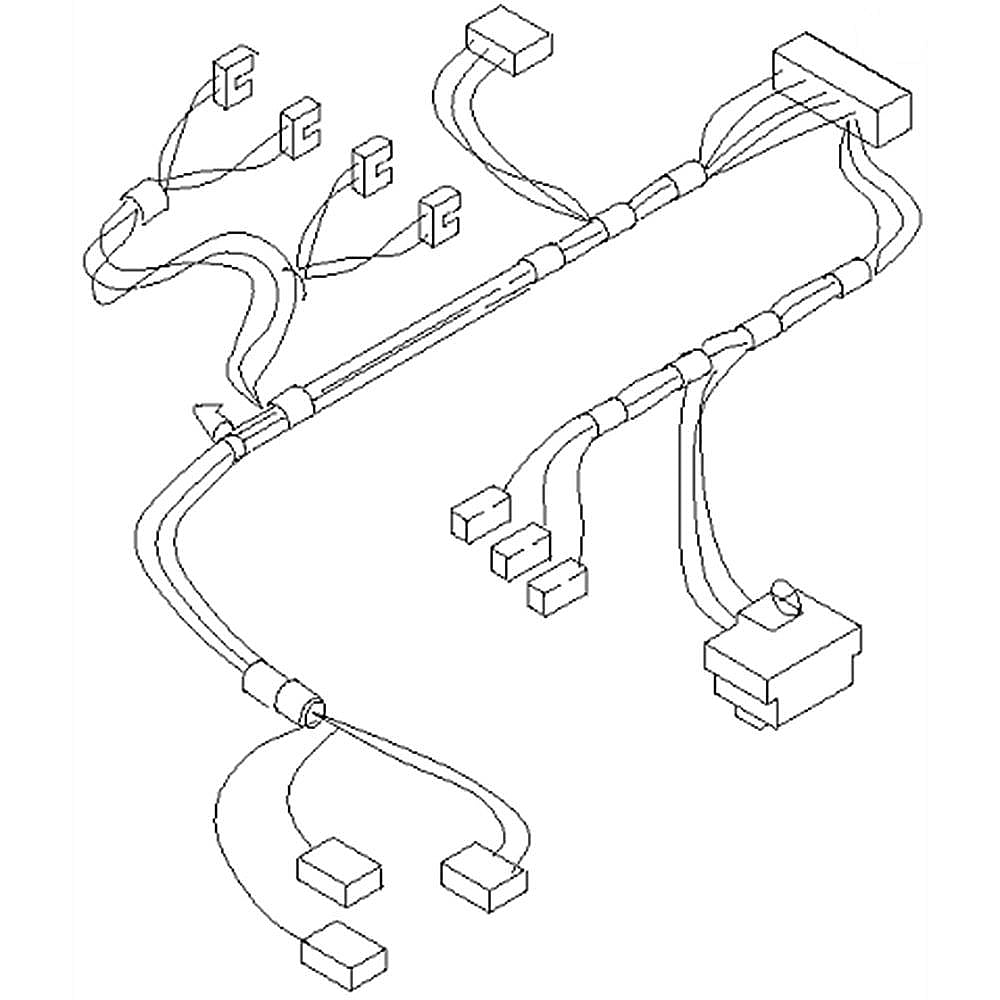 Part #w10685629, Main Harness / 8.00 x 7.00 x 2.00