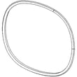 Seal - Air C for Whirlpool YWHD3090GW0 - Part W10713648