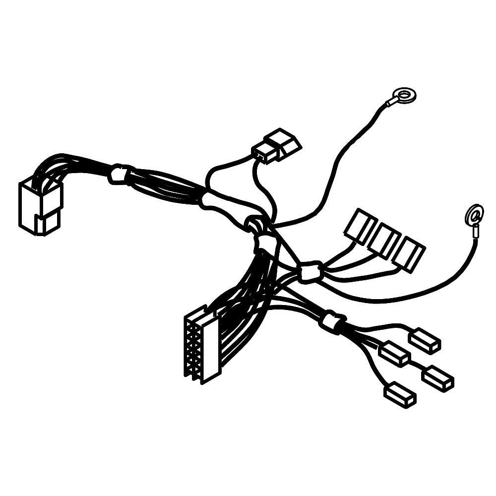Part #w10720779, Laundry Center Control Panel Wire Harness / 8.50 x 3.25 x 1.50