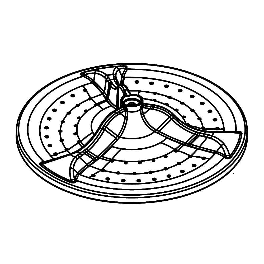 Part #w11558969, Washer Washplate | 17.00 x 16.50 x 6.00
