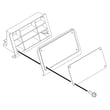 Handle Assembly for Whirlpool CHW9060AW0 - Part W10726377