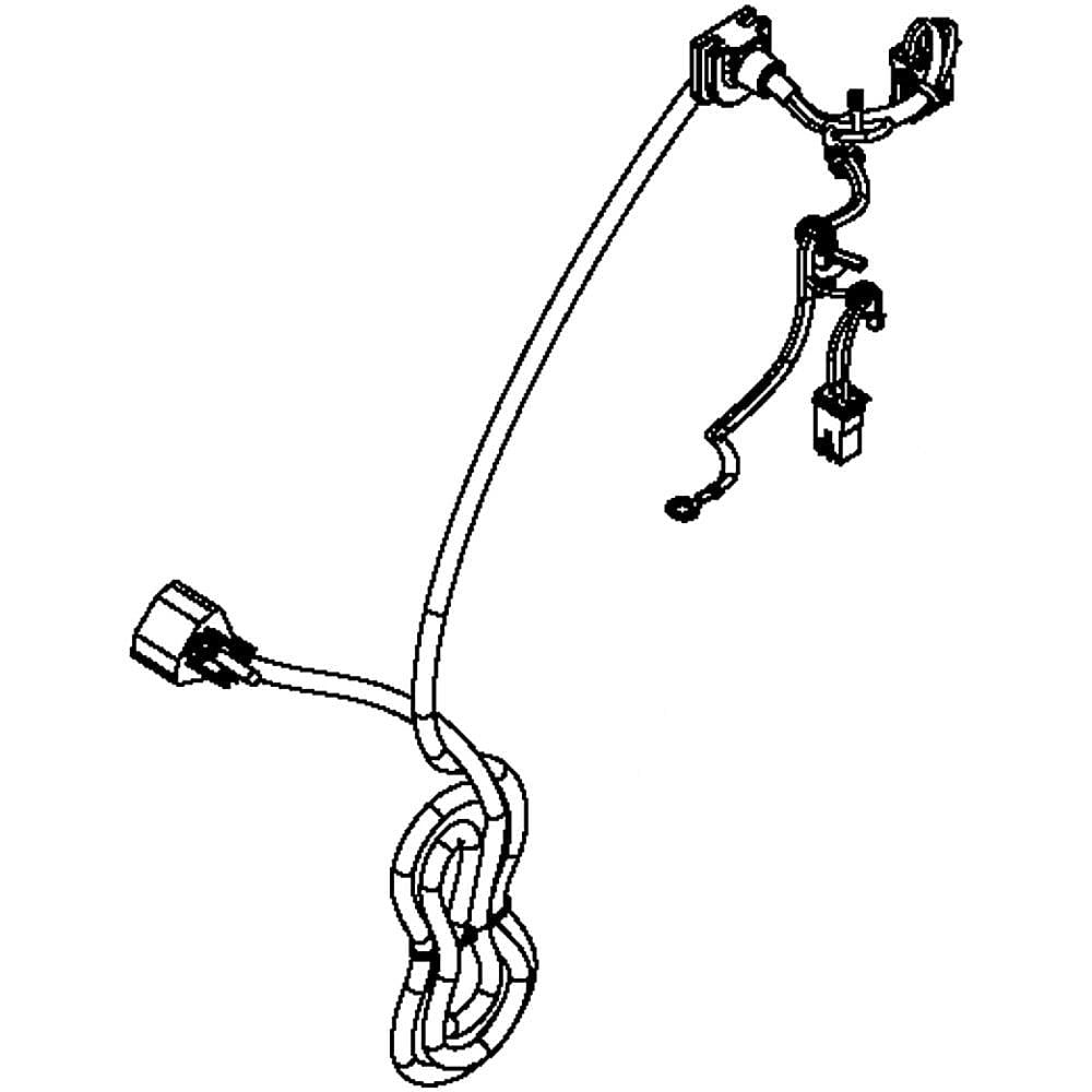 Part #w10734500, Washer Power Cord / 8.25 x 5.25 x 1.50