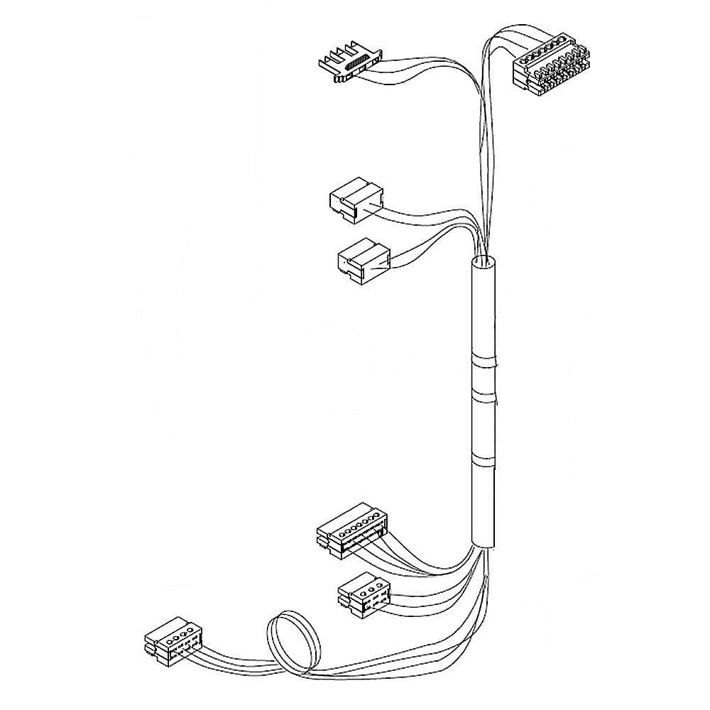Part #w10746351, Lower Harness / 14.50 x 10.75 x 1.75