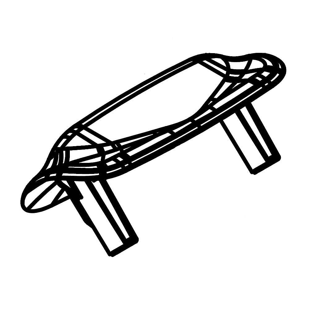 Part #w10747826, Lid Bezel / 3.00 x 1.50 x 1.00