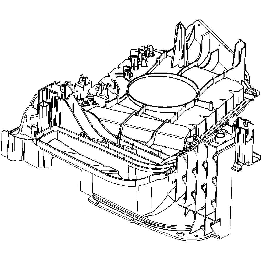 Whirlpool Part #w10749921, Base Cover | 22.75 x 21.25 x 9.25