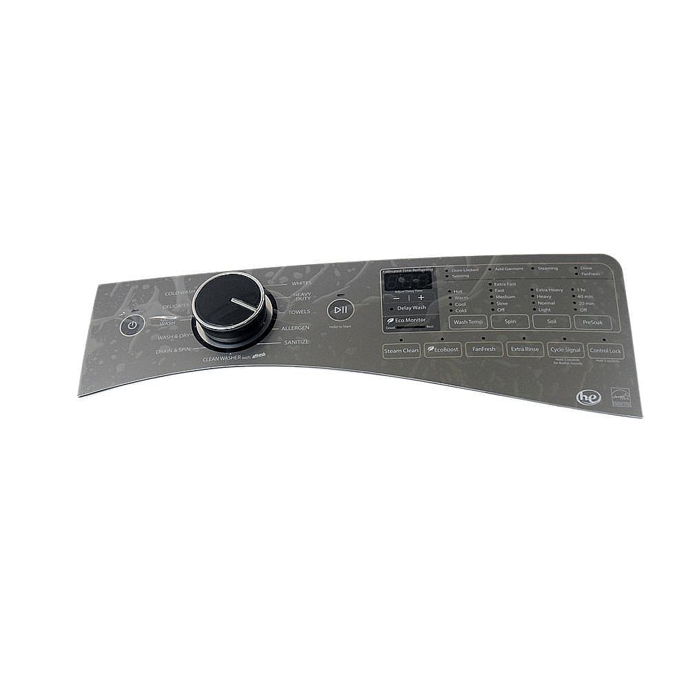 Part #w10750482, Washer User Interface Assembly / 18.50 x 4.75 x 2.50