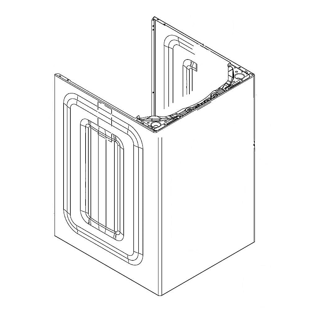 Kenmore Part #w10763699, Cabinet Wrap Assembly | 32.00 x 31.00 x 38.75