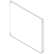 Dryer Door Outer Panel Assembly (White)