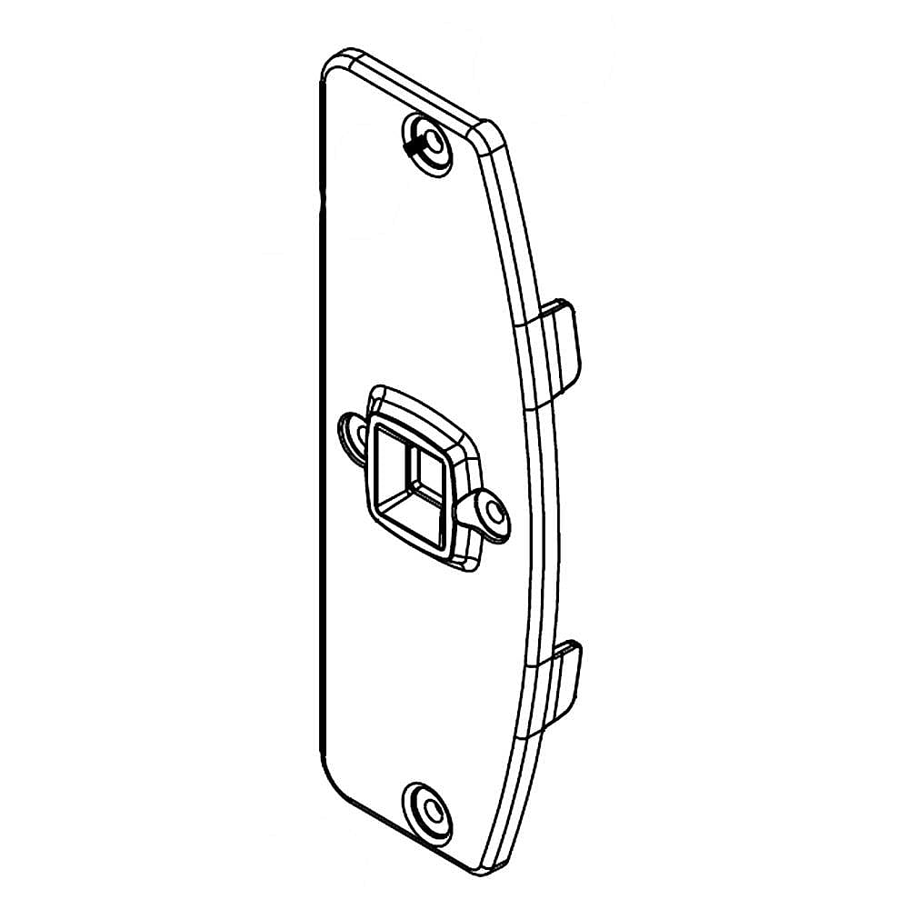 Part #w10772469, Catch Cover / 7.75 x 2.75 x 0.50