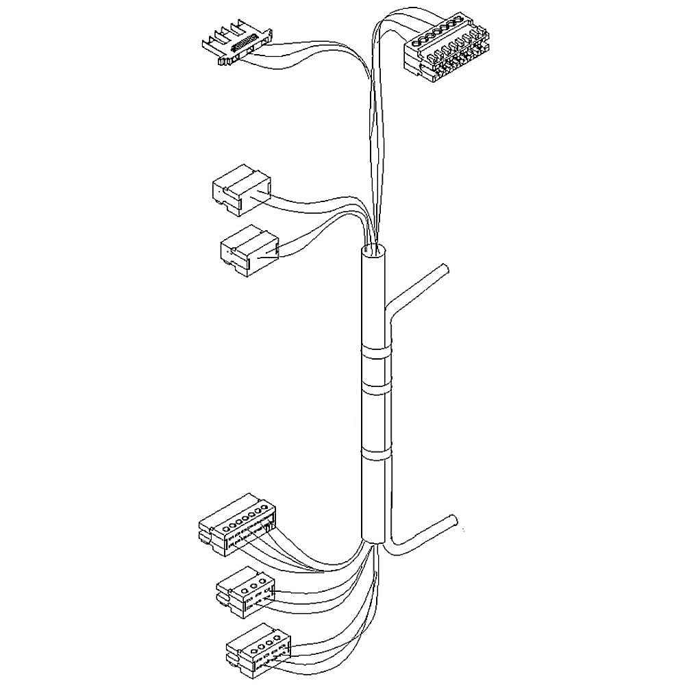 Part #w10780062, Washer Wire Harness, Lower / 13.75 x 12.50 x 1.75