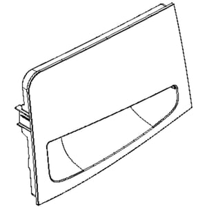 Washer Dispenser Drawer Handle (white) W10784645