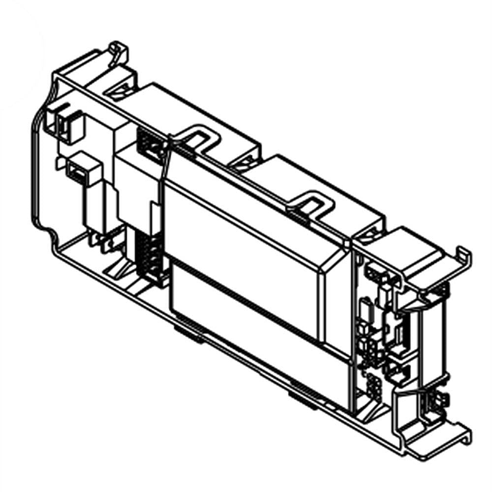 Photo of Part #w10802464, Dryer Electronic Control Board | 12.00 x 5.25 x 5.75 from Repair Parts Direct