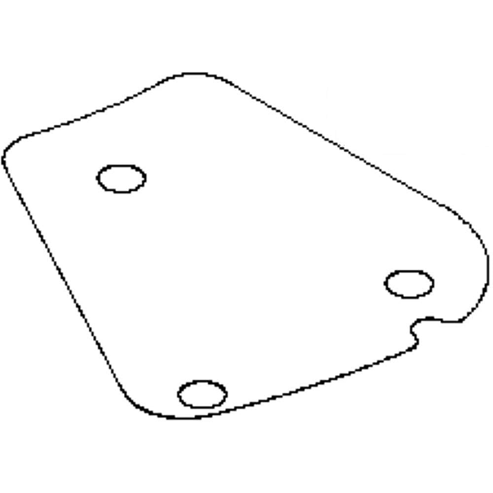 Part #w10808661, Heat Shield / 6.50 x 5.50 x 0.10