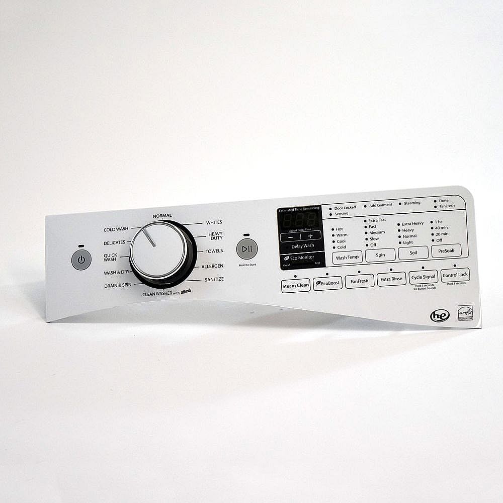 Part #w10814583, Washer User Interface Assembly / 7.69 x 4.82 x 24.13