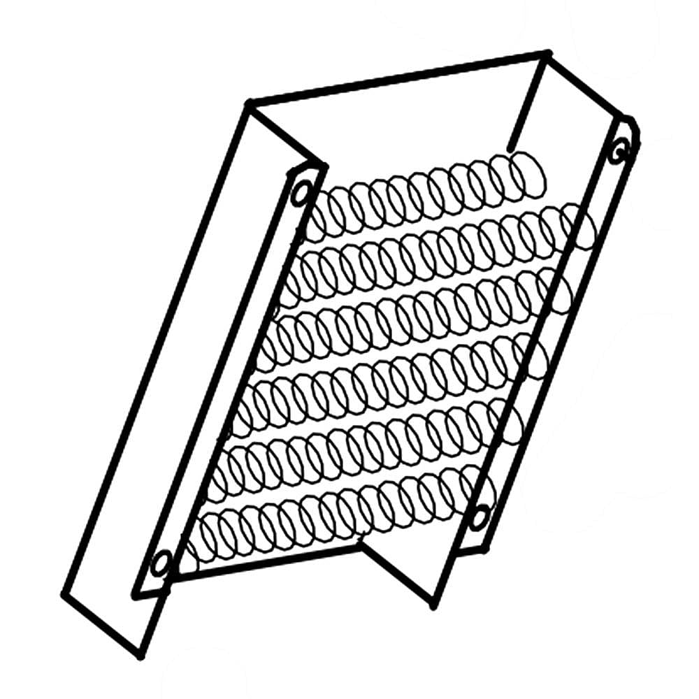 Part #w10815654, Dryer Heating Element Assembly / 10.50 x 7.50 x 3.25