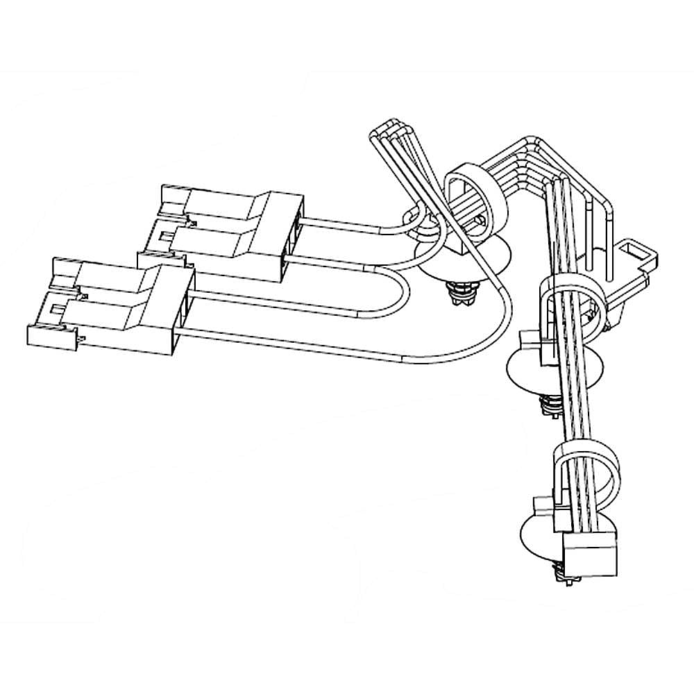 Kenmore Part #w10843398, Harness - Va | 15.00 x 2.25 x 1.00
