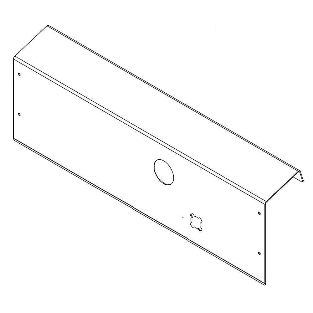 Part #w10845275, Fascia Assembly / 22.25 x 6.75 x 3.00