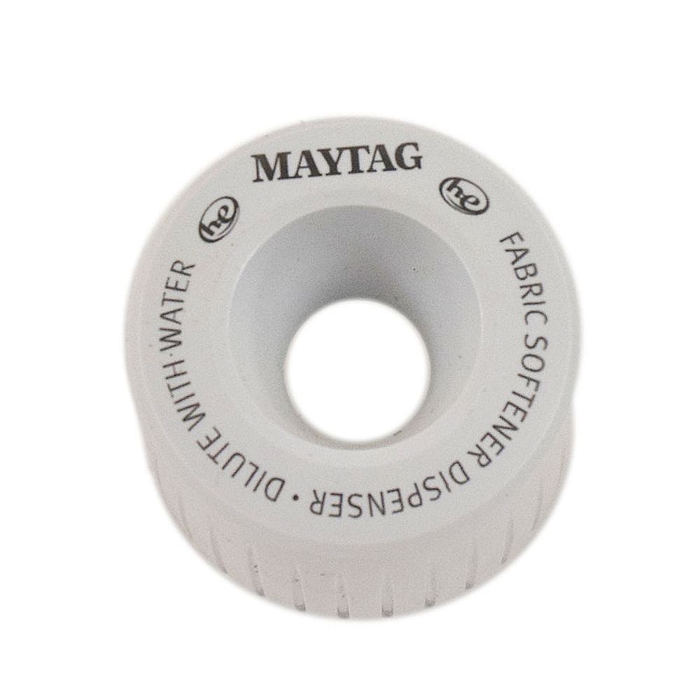 Part #w10850126, Washer Fabric Softener Dispenser Cup (Replaces W10777971) / 4.75 x 4.25 x 5.88