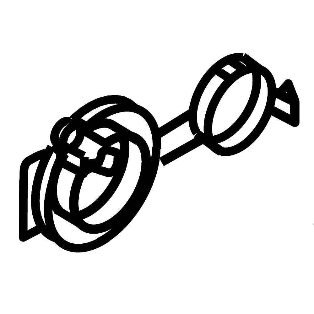 Photo of Part #w10854051, Cover | 5.00 x 2.50 x 1.00 from Repair Parts Direct