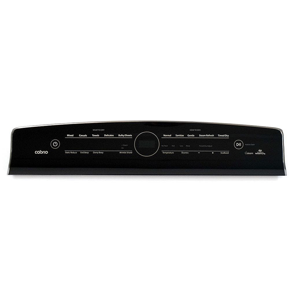 Part #w11158455, Dryer Control Panel (Replaces W10860919, W11098463) / 28.62 x 5.88 x 2.88