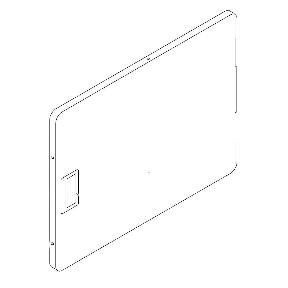 Part #w10861224, Dryer Door Outer Panel / 32.50 x 25.25 x 2.00