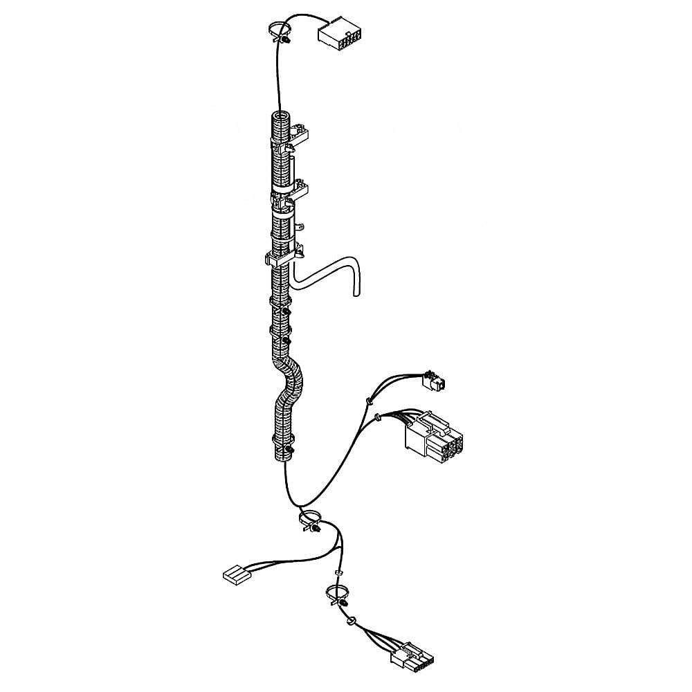 Part #w10861643, Washer Wire Harness | 9.50 x 10.00 x 1.00