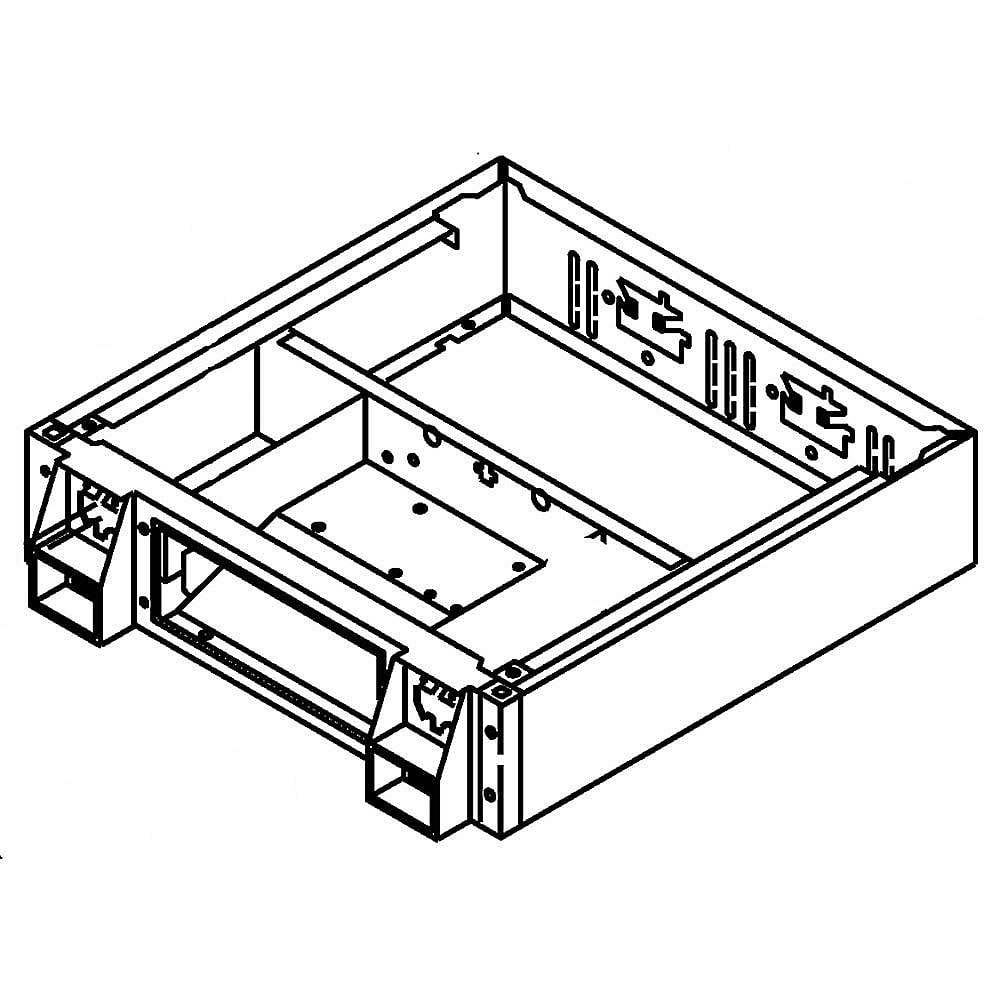 Part #w10862444, Commercial Dryer Control Housing / 28.00 x 27.00 x 8.00