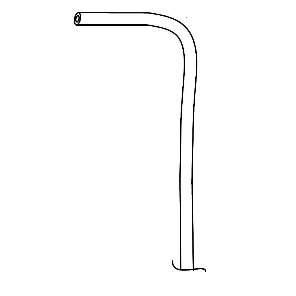 Part #w10882407, Pressure Switch Hose / 4.50 x 4.25 x 1.00