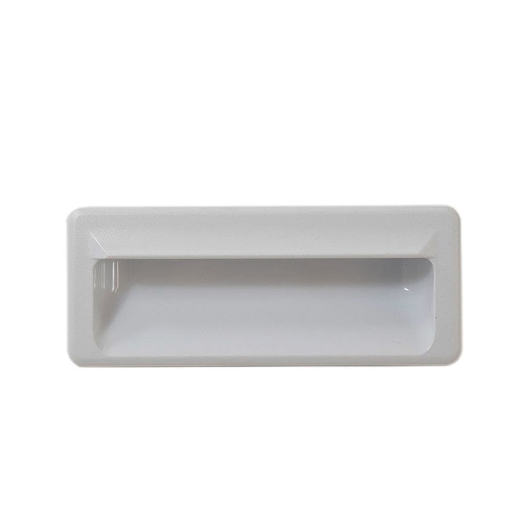 Part #w10909035, Dryer Door Handle (White) / 5.25 x 2.25 x 1.00
