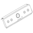 Washer Control Panel (white) W10909736