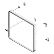 Dryer Door Assembly for Kenmore 11079132410 - Part W10916628