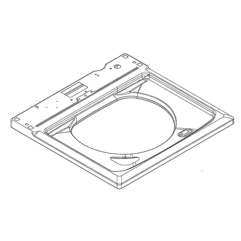 Photo of Part #w11026446, Top | 31.44 x 5.82 x 28.69 from Repair Parts Direct