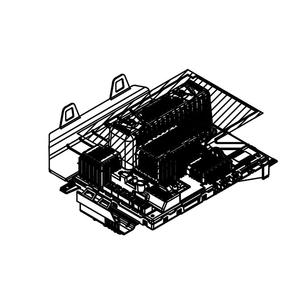 Photo of Part #w11030390, Washer Electronic Control Board | 11.62 x 7.68 x 8.25 from Repair Parts Direct