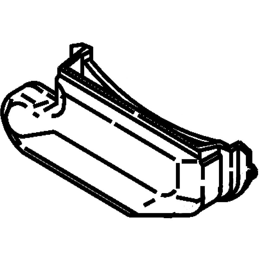 Part #w11040330, Lint Duct Assembly / 18.50 x 7.00 x 2.75