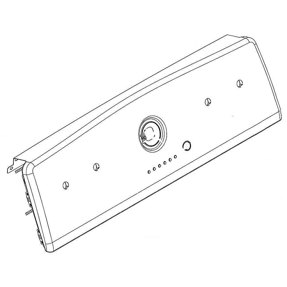 Part #w11082576, Washer Control Panel | 27.50 x 9.75 x 6.50