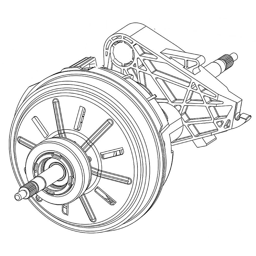 Part #w11088562, Dryer Motor Assembly | 9.75 x 9.38 x 12.75
