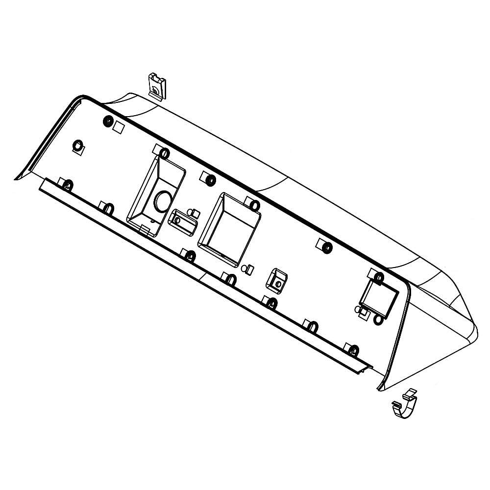 Photo of Part #w11089305, Console | 8.63 x 7.25 x 31.75 from Repair Parts Direct